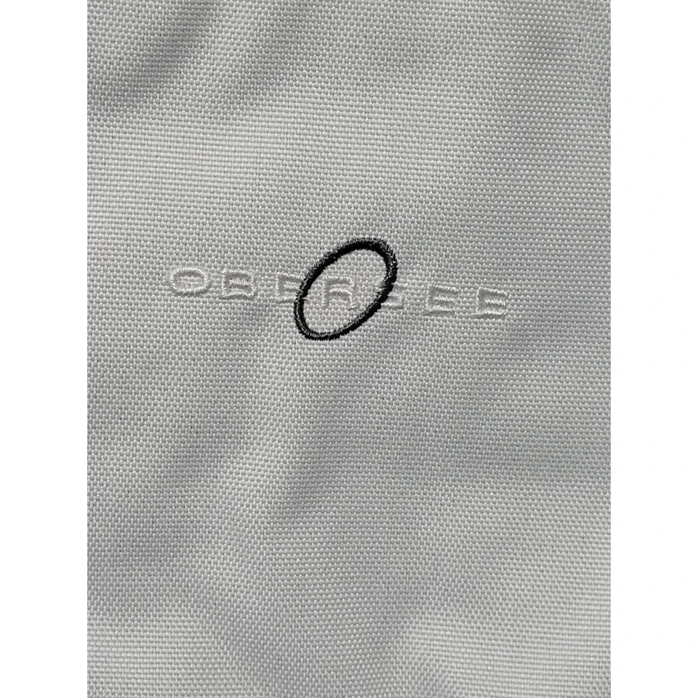Obersee Oslo Diaper Bag Backpack with Detachable Cooler Black/White Changing Pad